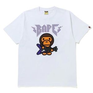 BAPE baby milo rock guitar tee